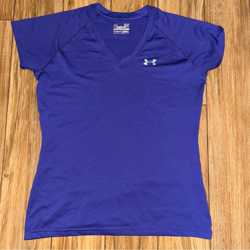 Under Armour Purple V-Neck